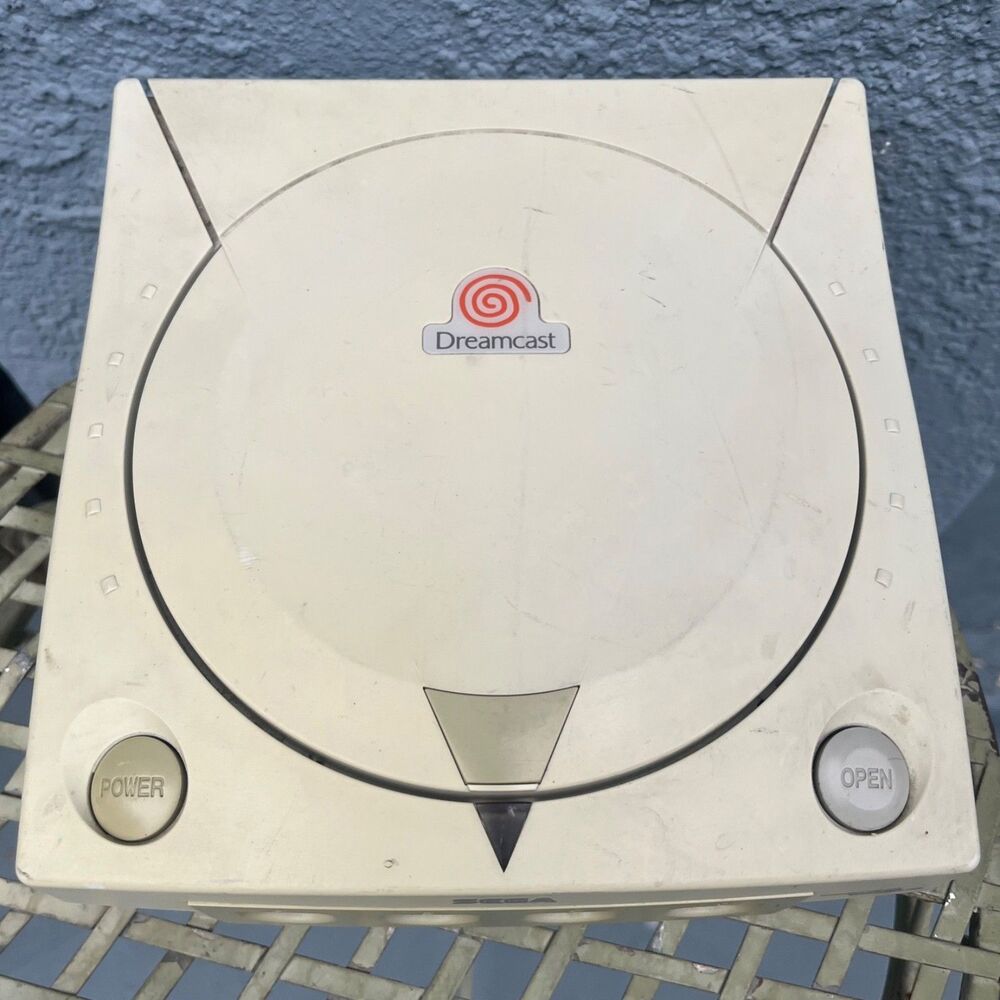 Sega Dreamcast HKT-3020 Console Video Game White  Console Only As-Is Untested